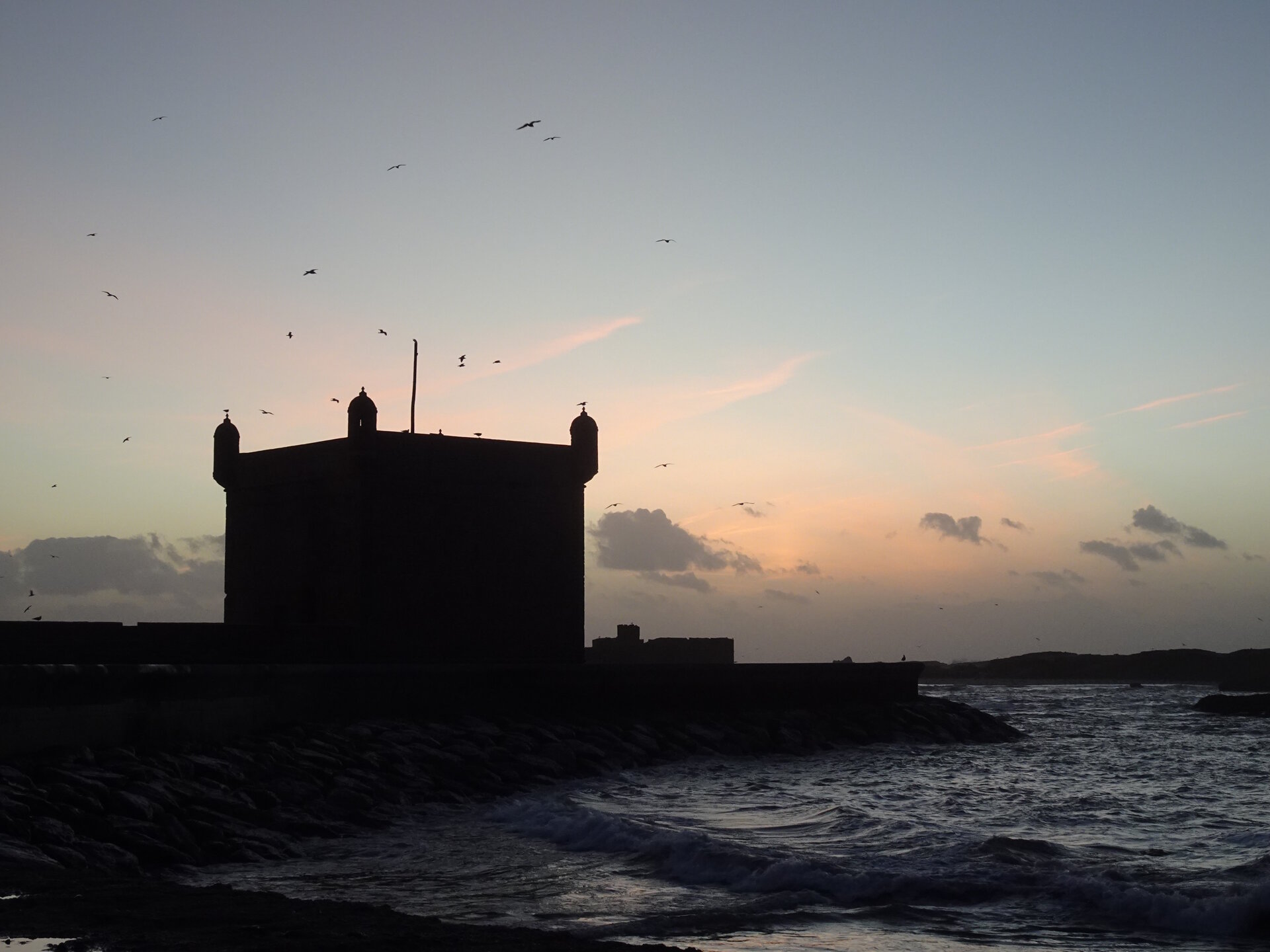Fort at sunset